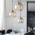 thumbnail image 4 of Candelabro de restaurante con personalidad creativa nórdica, candelabro de cristal de una sola cabeza, estilo Industrial Simple y moderno, para cafetería y ventana, 4 of 5