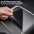 thumbnail image 6 of Xotic Tech Center Console Wrap Kit, Carbon Fiber Texture Console Protector Cover Interior Decoration Wrap Compatible with Tesla Model 3 2021-2023 & Model Y 2021-up Accessories, 6 of 9