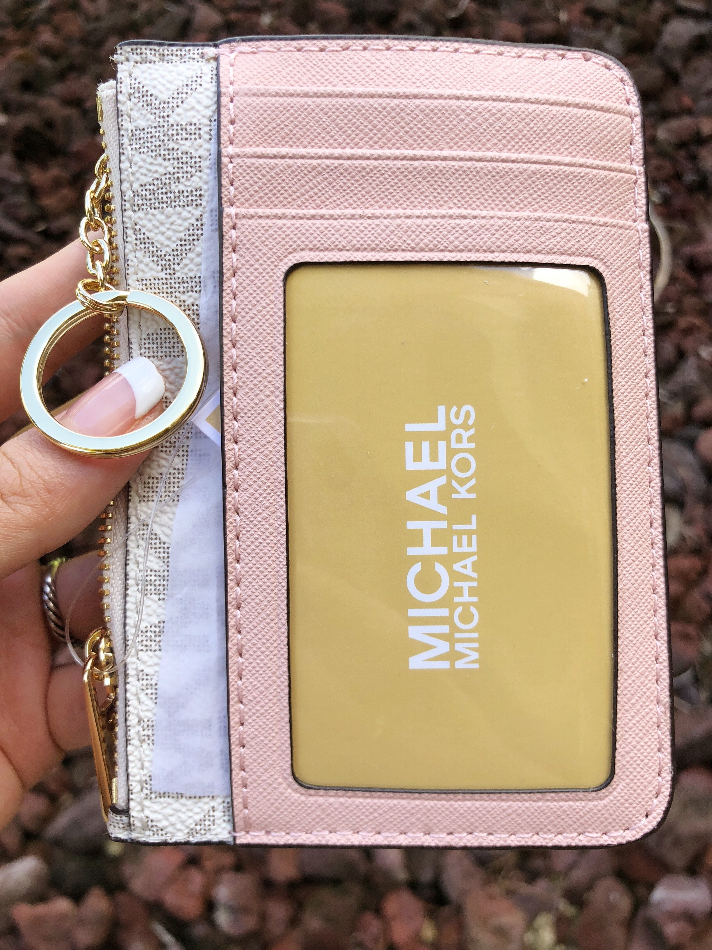michael kors keychain coin purse