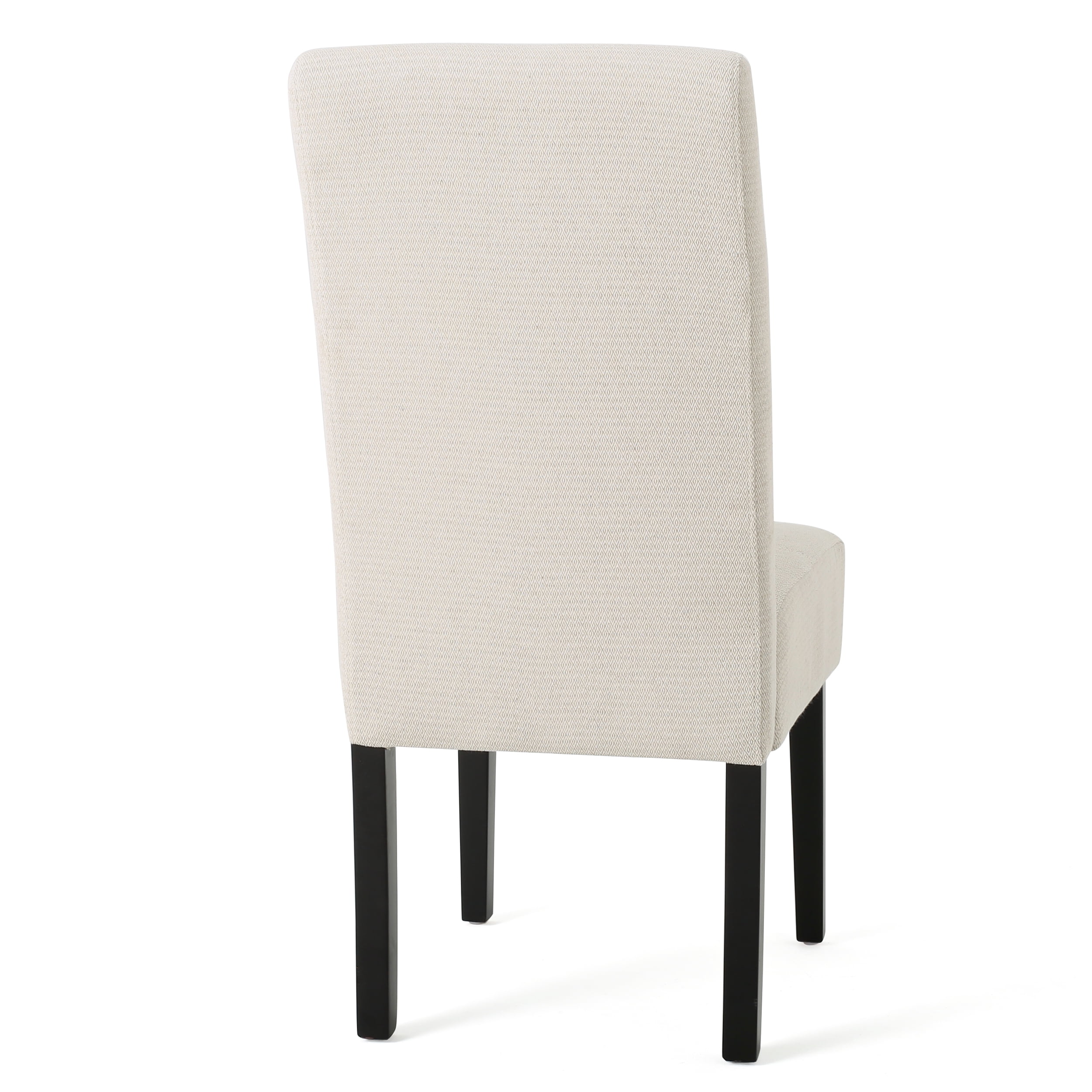 Noble House Nico Modern Contemporary Fabric Dining Chairs, Set of 2, Beige