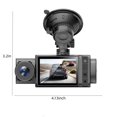 thumbnail image 4 of Danhjin Driving Recorder Two Lens Driving Recorder, 2-Inch High-Definition 1080P, Simultaneously Recording Reverses Images In Front of And Behind the Car, 4 of 9