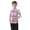 Pink, variant on Eltusu Girls Plaid Shirts, Lapel Collar Breathable Casual Comfort Button-Down Shirts Pink Size 6 Months-8 T
