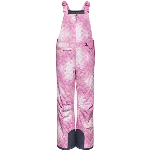 Arctix Waterproof Snow Bib Overalls for Kids Insulated Winter Clothes, Ombre Magenta L