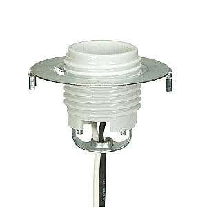 

Satco Keyless Porcelain Threaded Socket with Hickey and Ring
