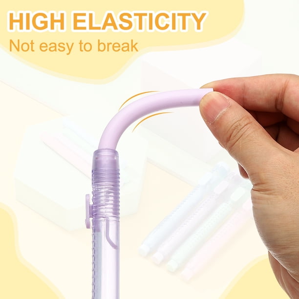 Matoen12 Gomme à Crayon Rétractable Créative Patte de Chat, Gommes à Crayon Mignonnes en Plastique Pratique pour Enfants Étudiants, Fournitures de Bureau et de Rentrée, 1 Pce, Blanc