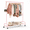 Pink-Single Rod, variant on Black Double Rod Heavy Duty Metal Rolling Clothes Garment Rack