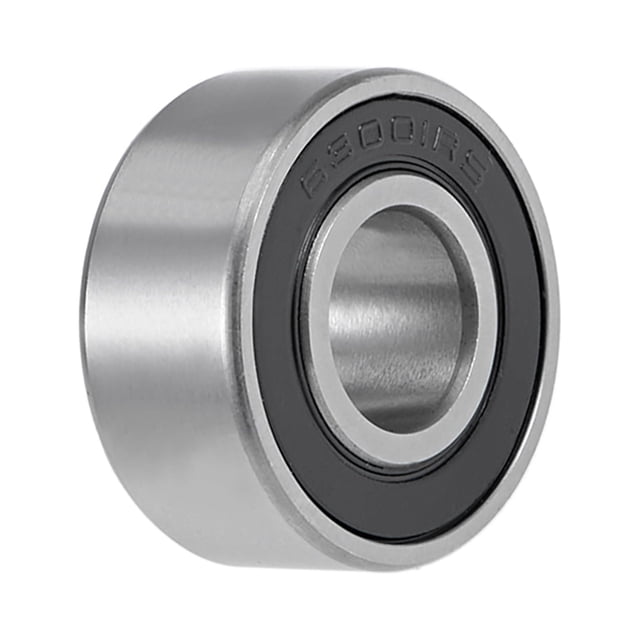 Unique Bargains 63001-2RS Roulements à Billes Rainures Profondes 12mmx28mmx12mm Acier Chromé Doublement Scellé Z2 ABEC1