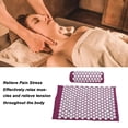 thumbnail image 4 of Almohadilla de Masaje de Acupresión, Set de Almohada de Alfombrilla de Acupresión Amplia para Mejorar la Piel del Hospital para la Vicintería Mialgia, 4 of 7