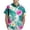 Purple, variant on Kixjoy Hawaiian Shirt for Men Big and Tall Short Sleeve Button Down Shirt Loose Fit Beach Stretch Collared Shirts Summer Beach Lightweight Blouse for Men, Vermilion 3XL