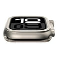 thumbnail image 7 of 2 in 1 Metal Case Compatible with Apple Watch Series 10 46mm with Back Cover, [Turn iWatch into Ultra Look] Rugged Shockproof Protective Bumper Cover for iWatch 46mm, Titanium, 7 of 7