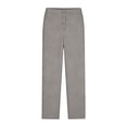 thumbnail image 5 of Womens Stretchy High Waisted Capris with Pockets, Button Fly Straight Leg Pants for Business Casual Tummy Control Gray S-XXL,Size S, 5 of 5