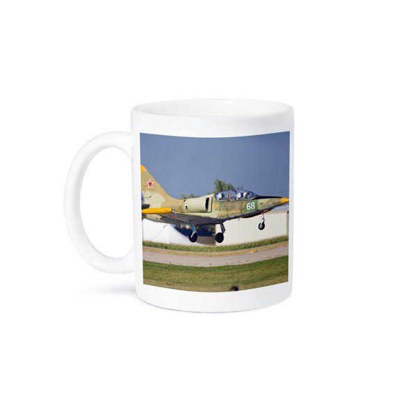 3dRose, Russian L-39 Flight Trainer Albatross, War plane - US50 BFR0028 - Bernard Friel, 15oz Mug