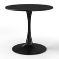 thumbnail image 4 of WestinTrends Playa 31.5" Round Outdoor Indoor Metal Cocktail Dining Table, Black, 4 of 9