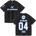 thumbnail image 4 of Stray Kids SKZ Karma Vintage Wash T-Shirt – Unisex Short Sleeve Hip Hop Graphic Tee, Streetwear Outfit for STAY Fan Support, 4 of 12