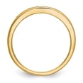 thumbnail image 2 of 14K Yellow Gold Wedding Only center Stone Round Ring Band, Size 8, 2 of 2