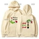 thumbnail image 1 of 2023 Feliz Navidad Verde Peludo Grinch Sudadera con gráfico Fiesta de Navidad Cálida Sudadera con capucha de manga larga para hombres y mujeres, 1 of 3