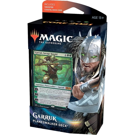 Magic: The Gathering Garruk, Savage Herald Planeswalker Deck | Core Set 2021 (M21) | 60 Card Starter Deck
