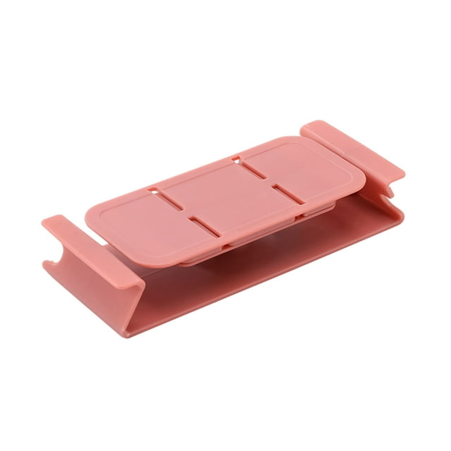 Birdeem Self-Adhesive Desktop Socket Fixer Adhesive Punch Free Socket Holder Cable Management Punch Free Surge Protector Desktop Plug-In Socket Fixer Bracket Stand