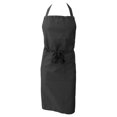 thumbnail image 1 of Dennys - Delantal de trabajo Modelo Economy Unisex (sin bolsillos) (Paquete de 2) (Negro), 1 of 1