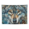 thumbnail image 5 of JRXY Cool Wolf Tapestry, Bohemian Style Tapestry Wall Hanging, Animal Aesthetic Tapestries Wall Art Home Decor for Bedroom Living Room Painting, 5 of 6