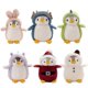 thumbnail image 1 of Christmas Penguin Plush Toys Cute Stuffed Cosplay Penguin Dino Rabbit Toy Doll Pillow Kids Girls Gift Soft Doll Christmas Gift, 1 of 4