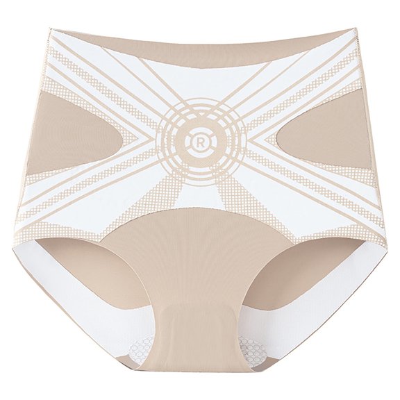 Panties for Women High Waisted Ice Silk Shaping With Abdomen and Buttocks Shaping Soft Seamless Breathable Underwear