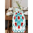 thumbnail image 4 of Boanket Boho Geometric Table Runner - 72 Inch Long, Kitchen Dining Table Runner Dresser Scarves, Turquoise Red Ethnic Tribal Abstract Pattern Farmhouse Decor for Coffee Tables Wedding Party Banquet, 4 of 8