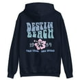 thumbnail image 6 of Destin Florida Beach Hoodie Unisex Womens Mens Mid-Weight Retro, 6 of 11