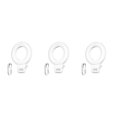 thumbnail image 1 of Tholdsy USB Rechargeable LED Ring Light Cellphone Portable Lamp Video Makeup Cordless Clip-on Lighting Desktop Circle Travel Blanco 3piezas, 1 of 6