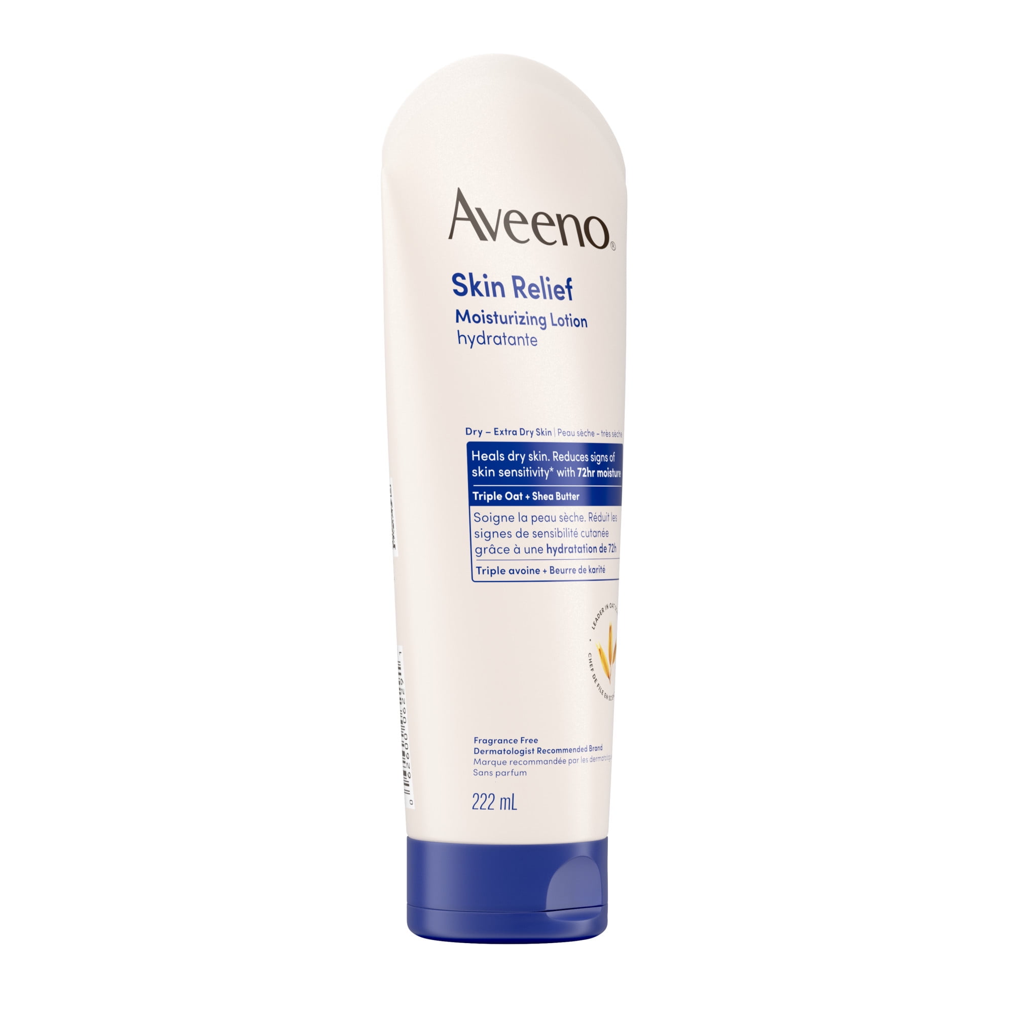 Aveeno Skin Relief Moisturizing Lotion, Shea Butter, Oat, Dry Skin Body Moisturizer, Fragrance Free