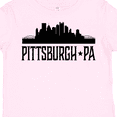 thumbnail image 4 of Inktastic Pittsburgh Pennsylvania City Skyline Boys or Girls Toddler T-Shirt, 4 of 5