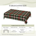 thumbnail image 6 of Rectangle Table Cloth, Clan Bruce of Kinnaird Tartan Resistant Washable Tablecloth Decorative Table Cover for Dining, Indoor and Outdoor, 6 of 6