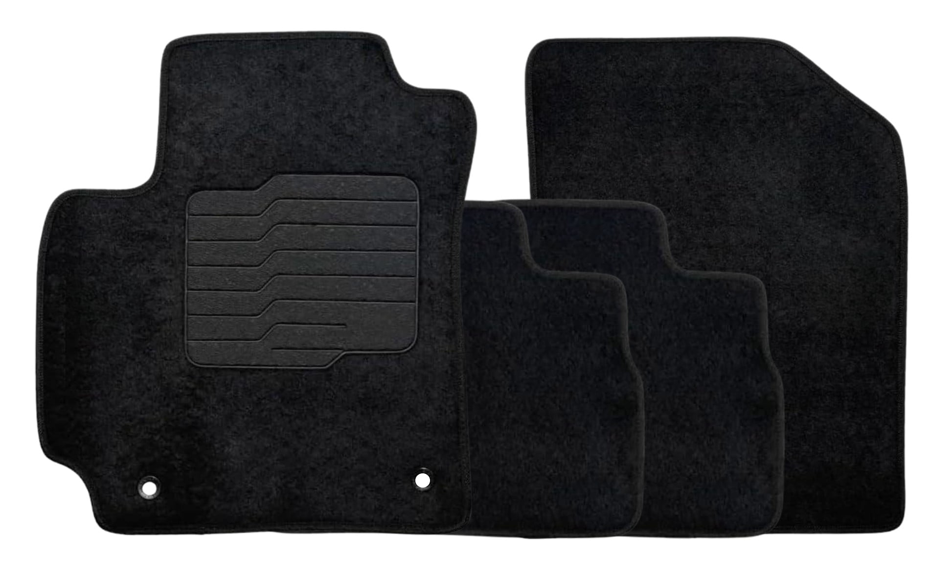 Carpet Floor Mats Custom Fit for 2020 to 2025 Kia Soul with Non-Slip Heel Pad and Safety Hooks, Front and Rear