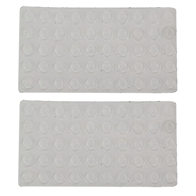 100pcs Practical Adhesive Sound Dampening Pads Door Bumpers Pads For Office Home