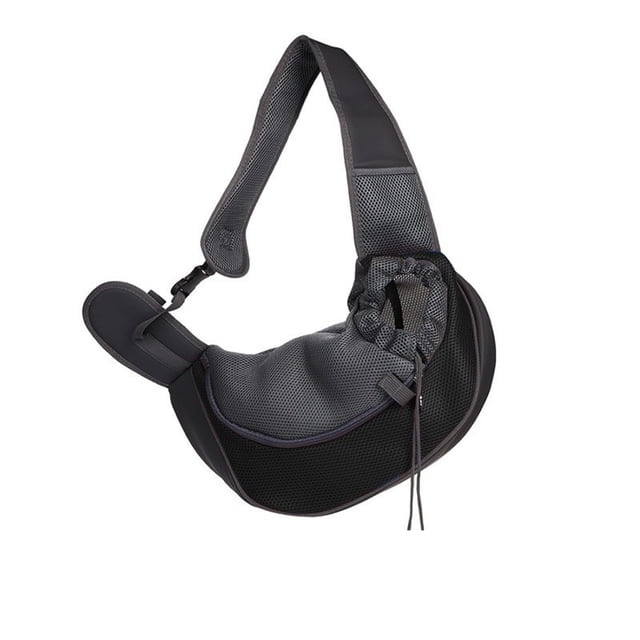 Bolsa de Transporte para Mascotas Methold Portátil Negro Grande