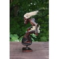 thumbnail image 5 of Handmade Wooden Primitive Tribal Wave Rider Surfing Figurine Statue Funny Sculpture Tiki Bar Handcrafted Unique Gift Decor Accent Figurine Hand Carved, 5 of 6