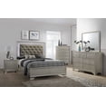 thumbnail image 1 of Ortensia Champagne LED Upholstered Panel Bedroom Set Special Full 4 Piece: Bed, Dresser, Mirror, NightStand, 1 of 13