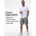 thumbnail image 4 of Men's Hiking Cargo Shorts Outdoor Travel Shorts for Men with Multi Pocket for Fishing Camping Casual Golf Dark Gray 40, 4 of 7