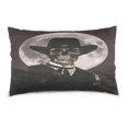 thumbnail image 1 of EREHome Skeleton Man Housse de Coussin Vintage 20x30 Pouces, 1 of 4