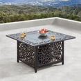 thumbnail image 3 of Oakland Living Finland Mayan Aluminum 5 Piece Propane Fire Pit Chat Set, 3 of 10