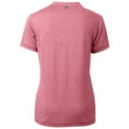 thumbnail image 3 of Women's Cutter & Buck Red Minnesota Twins DryTec Forge Stretch V-Neck Blade Top, 3 of 3