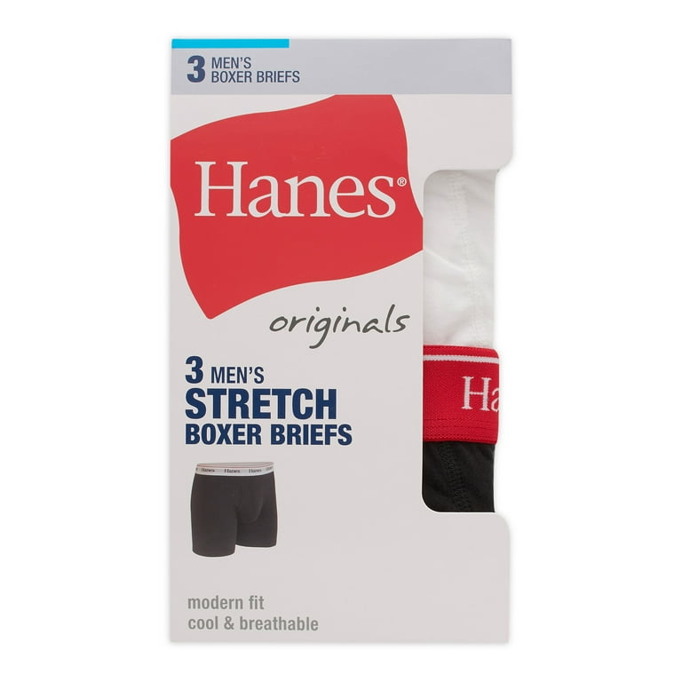 Hanes Originals Ultimate Women's Cotton Stretch Boxer Brief Underwear - 3  Pack - Gray, S - Fred Meyer