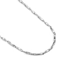 thumbnail image 3 of K-KED 3PCS 925Sterling Silver 1.2mm Yuanbao Chains Necklace for Women Men 16"-30"-18", 3 of 8