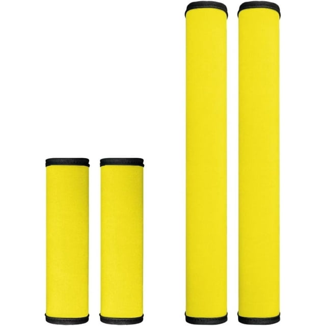 WXYUN Yellow Refrigerator Door Handle Covers, Set of 4, Adjustable Appliance Handle Covers, Keep Your Kitchen Clean, Microwave Oven Stove Dishwasher Handle Protector, Non Slip Fridge Handle Cover