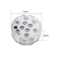 thumbnail image 2 of Amdohai Diving LEDs Lights with RF Remote Cell Operated IP68 Waterproof Underwater Light 10LEDs 16 Color Changing Pond Lights for Aquarium Fountain, 2 of 8
