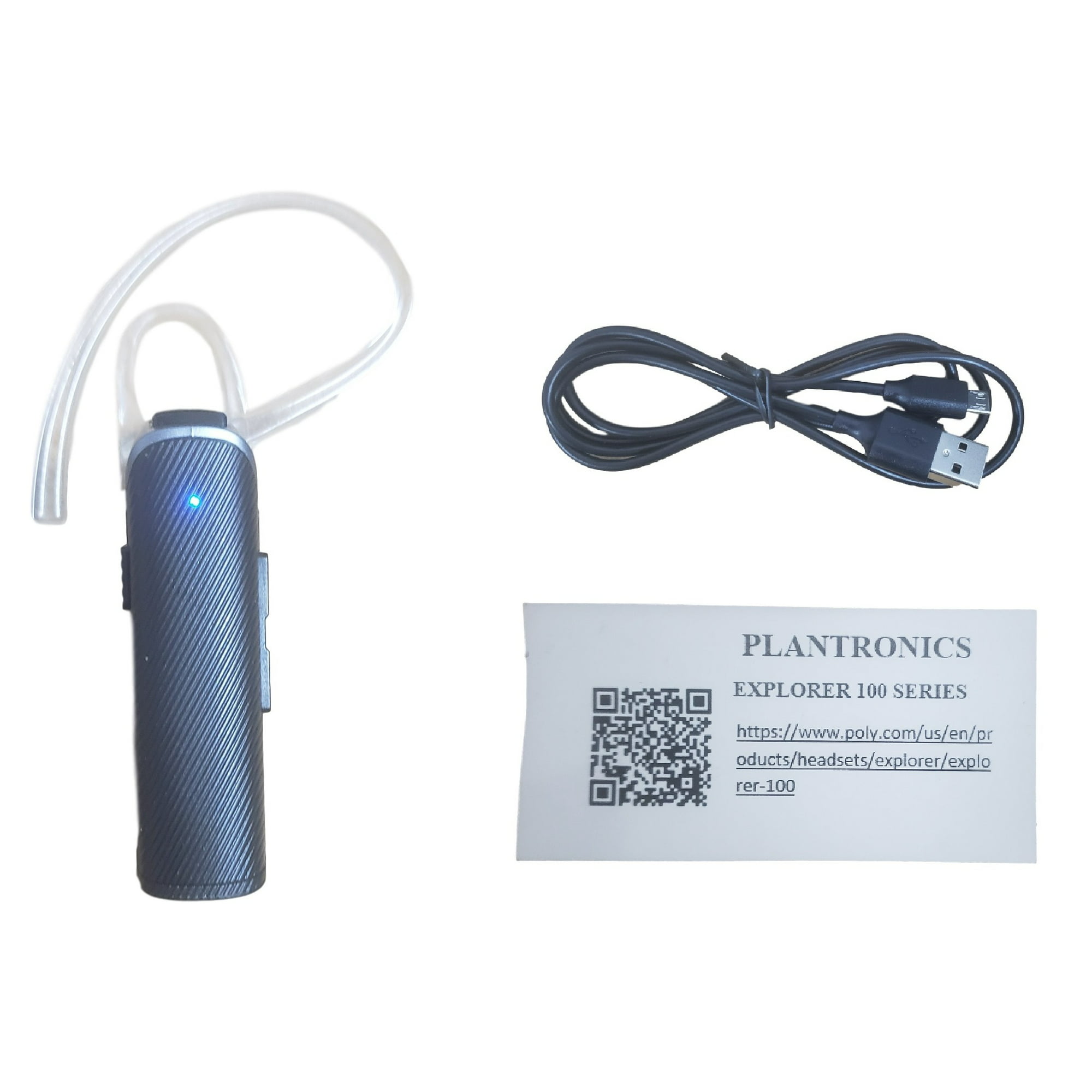 Verwacht het Reserve Extractie Plantronics Explorer 110 Bluetooth Earhook Smartphone Universal Headset  Black - Refurbished | Walmart Canada