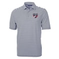 thumbnail image 2 of Men's-Cutter & Buck  Navy FC Dallas Big & Tall Virtue Eco Pique Stripe Recycled Polo, 2 of 3
