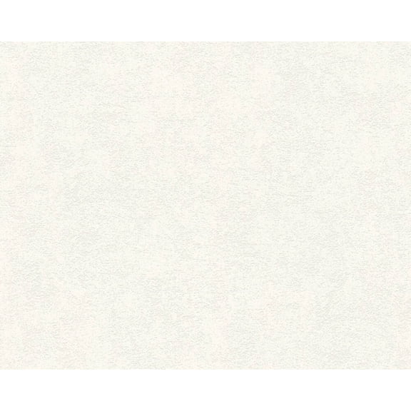 Concord Wallcoverings Textured Wallpaper Plain Featuring Solid Wall, White Silver, 21 In x 33 Ft (56 sq. ft), 360814