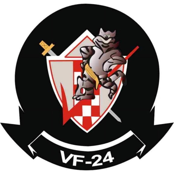 3.8 Inch VF-24 'Fighting Renegades' Patch Decal