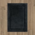 thumbnail image 3 of Mohawk Home Regency Plush Stain/Fade Resistant Non-Slip Machine Washable Bath Mat, Charcoal, 1' 9" x 2' 10", 3 of 9